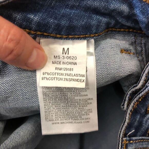 MACHINE/ Multi‎ tone Button Up Denim Skirt / Sz M (28) - Picture 3 of 4